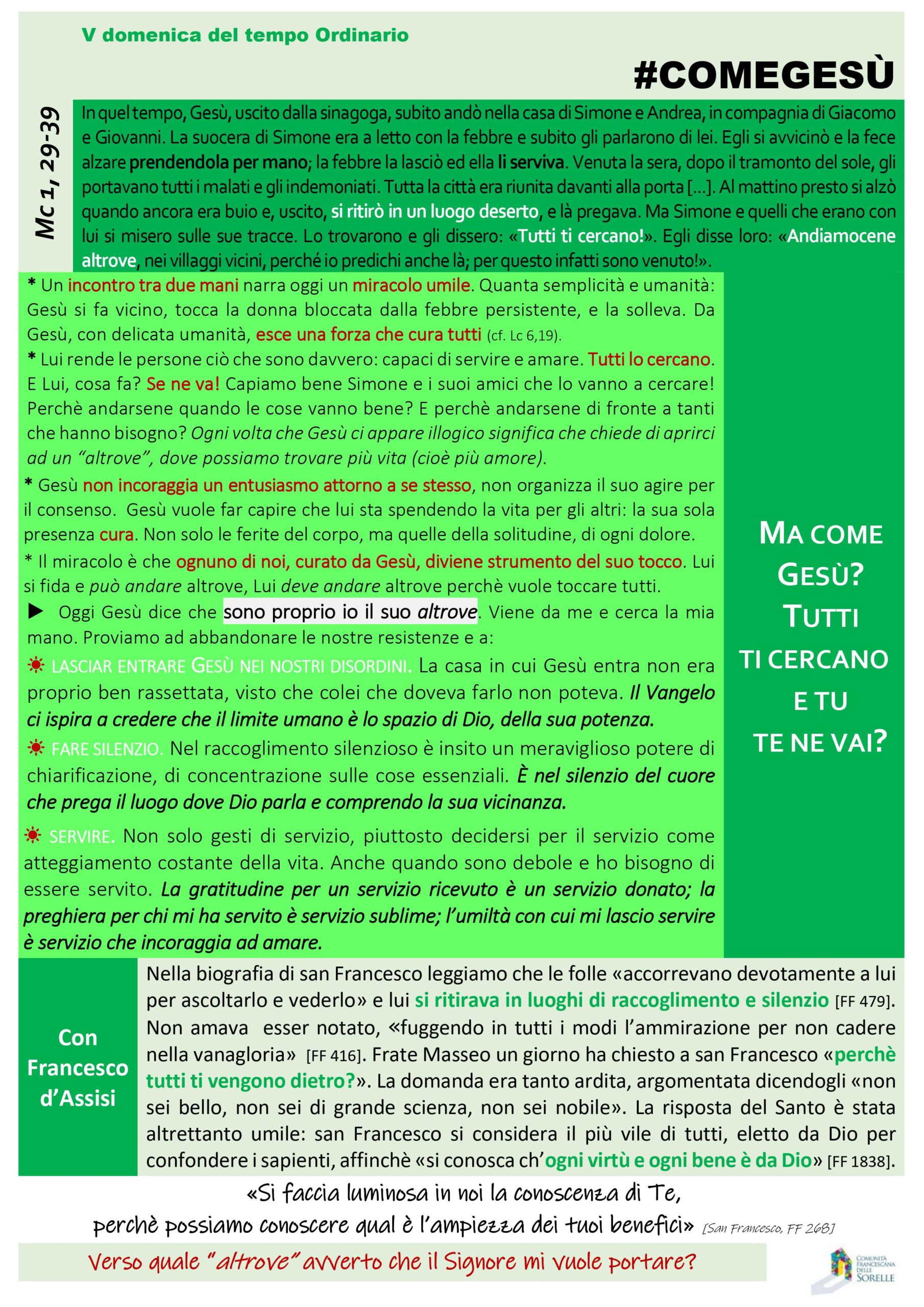 #comeGesù